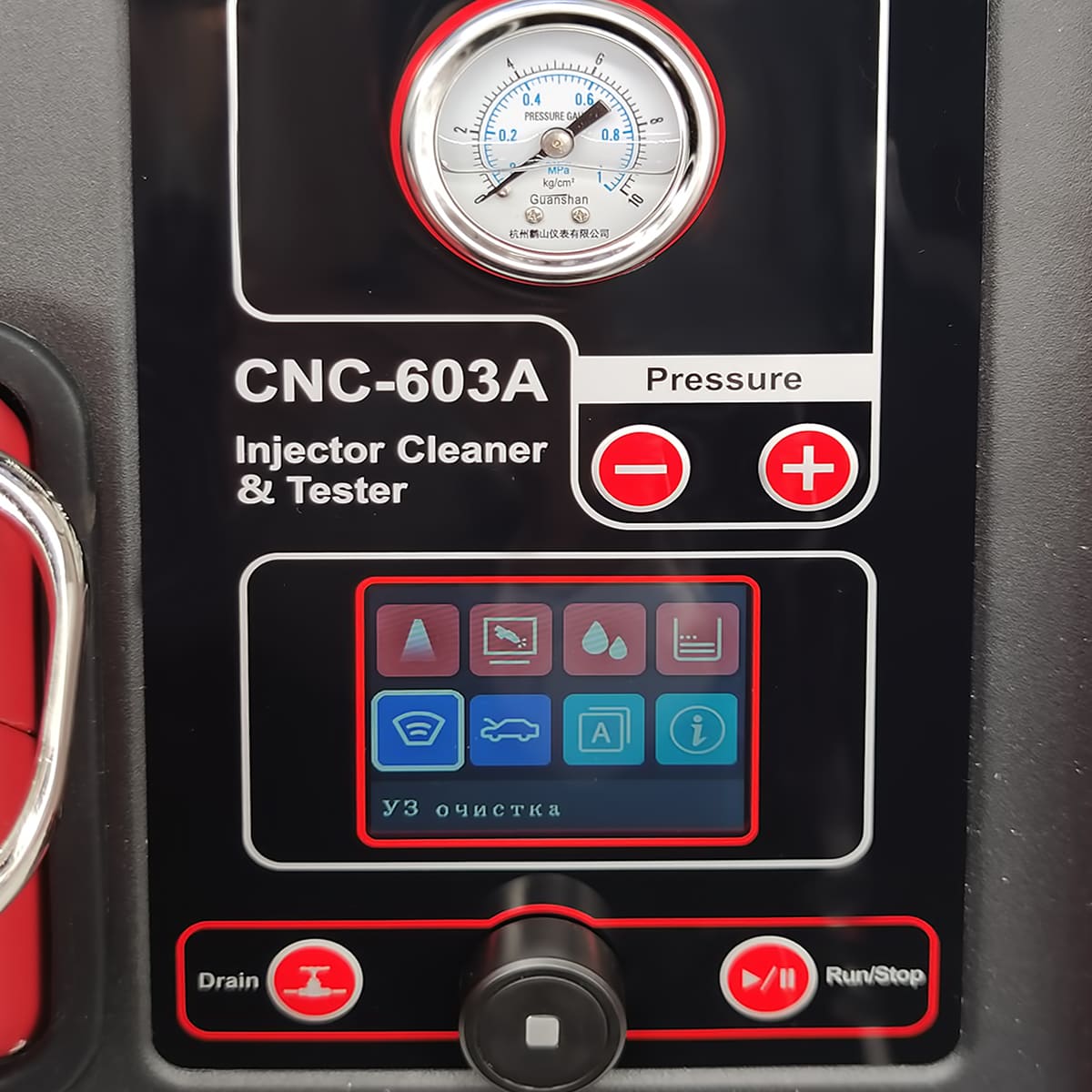 Стенд для тестирования и очистки форсунок Launch CNC-603A NEW, для 6-и форсунок
