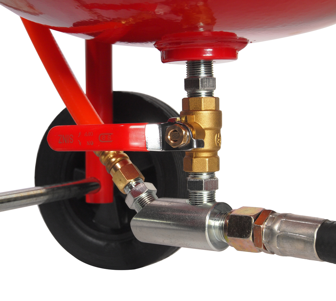 Аппарат пескоструйный 38 литров, шланг 1/2", 250PSI JTC