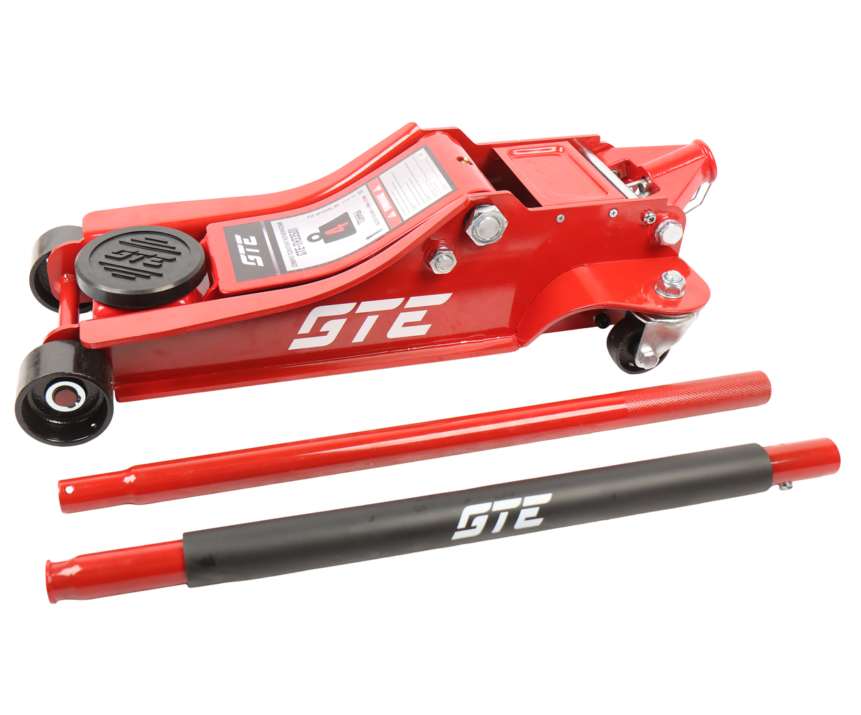GTE-TH33501 Домкрат подкатной 4т 112-505мм двухпоршневой
