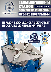 TS-3022 Станок шиномонтажный полуавтомат