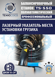 TS-550 Балансировочный стенд для легковых авто 5015, 220V
