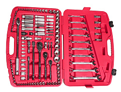 JTC-H123C Набор инструментов 1/4" & 3/8" & 1/2" 6-гранный (в кейсе) 123 предмета JTC /1